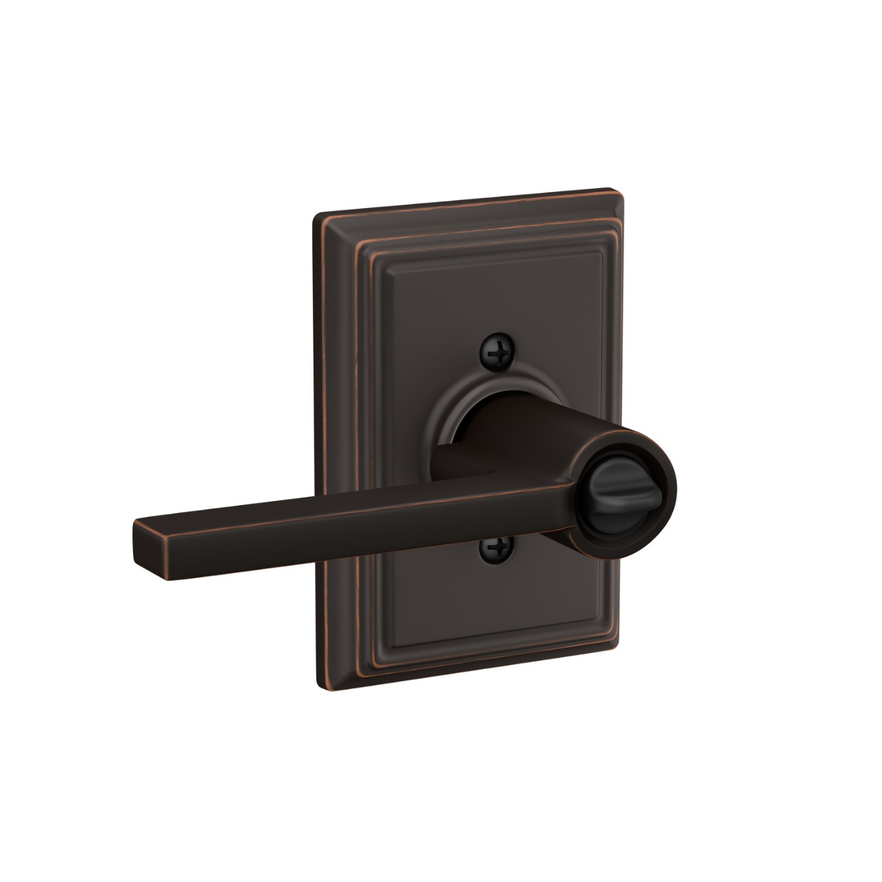 Latitude Lever Keyed Entry Lock with Addison Trim