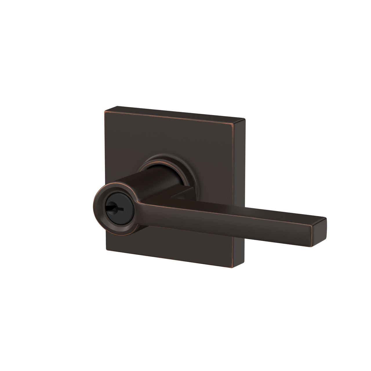 Latitude lever Keyed Entry lock with Collins Trim