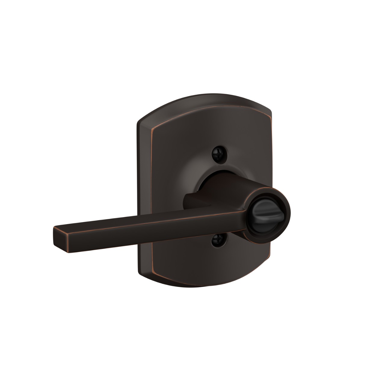 Latitude Lever Keyed Entry Lock with Greenwich Trim