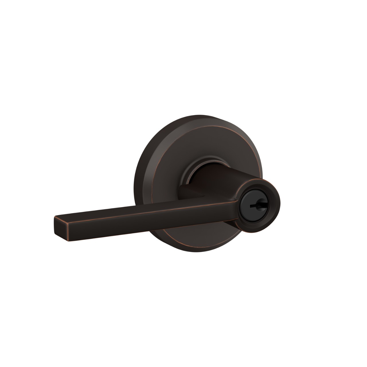 Latitude Lever Keyed Entry Lock with Greyson Trim