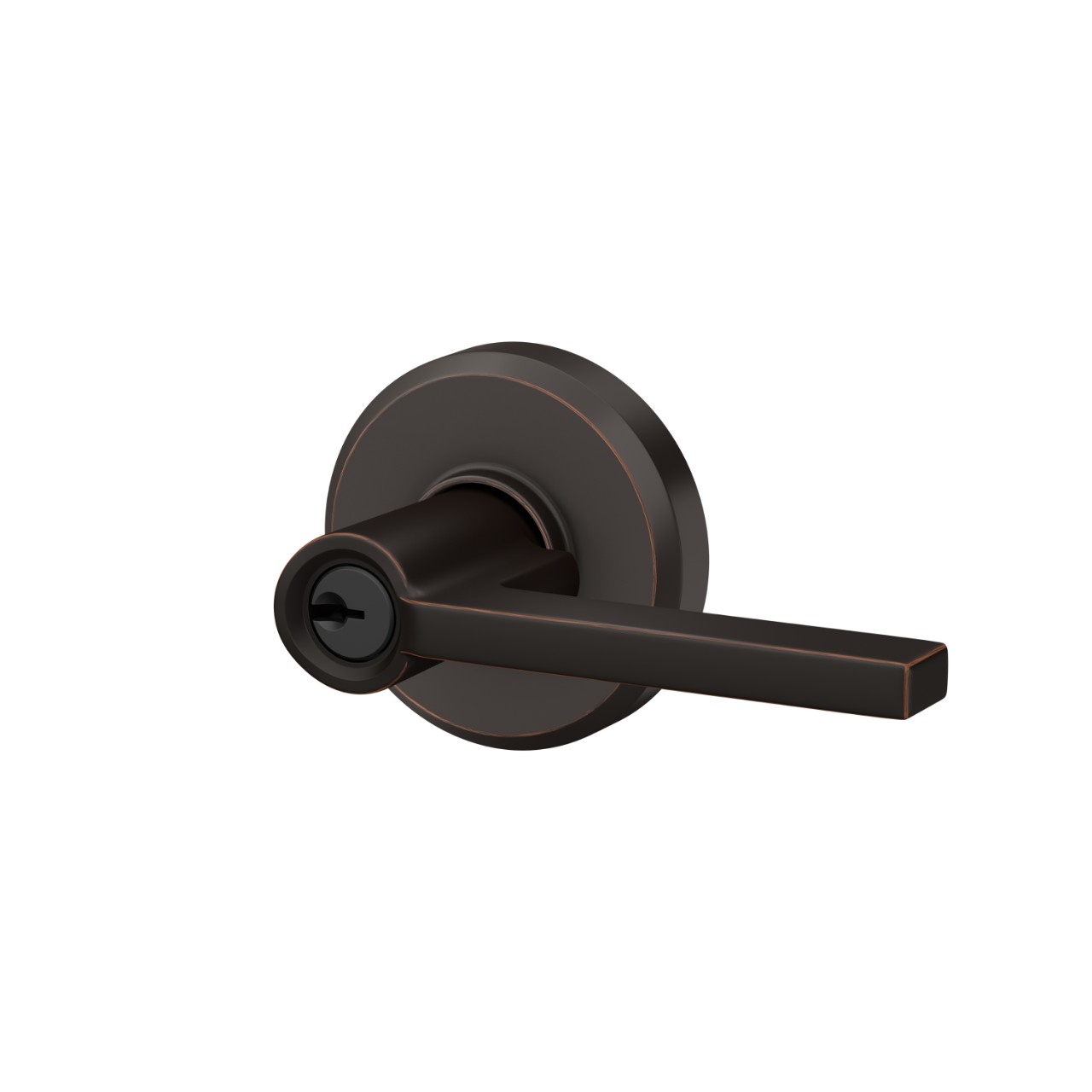 Latitude Lever Keyed Entry Lock with Greyson Trim