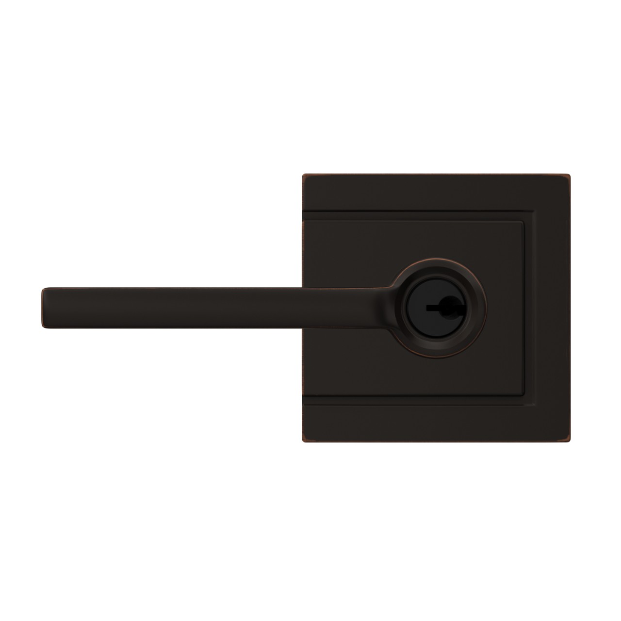 Latitude Lever Keyed Entry Lock with Upland Trim