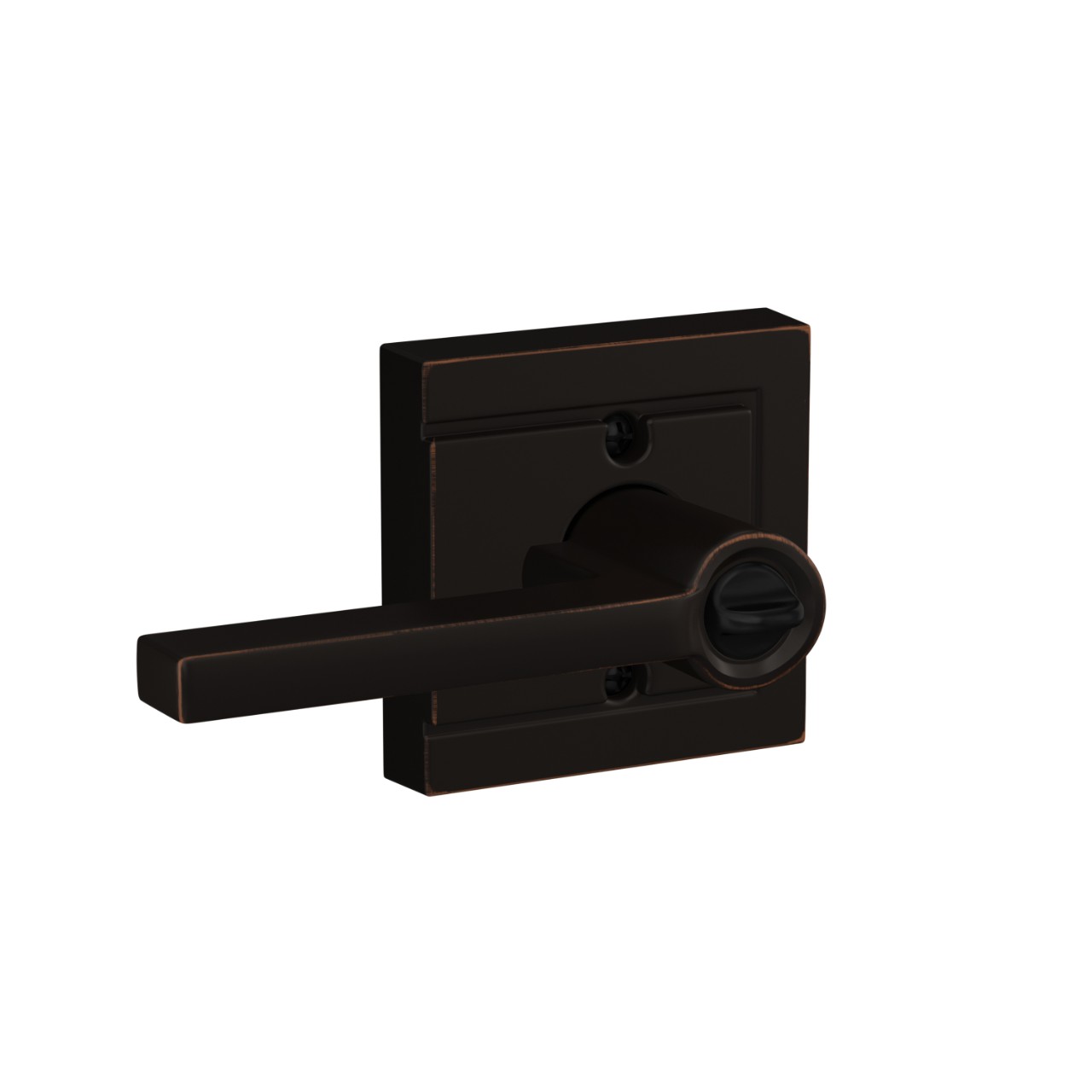Latitude Lever Keyed Entry Lock with Upland Trim