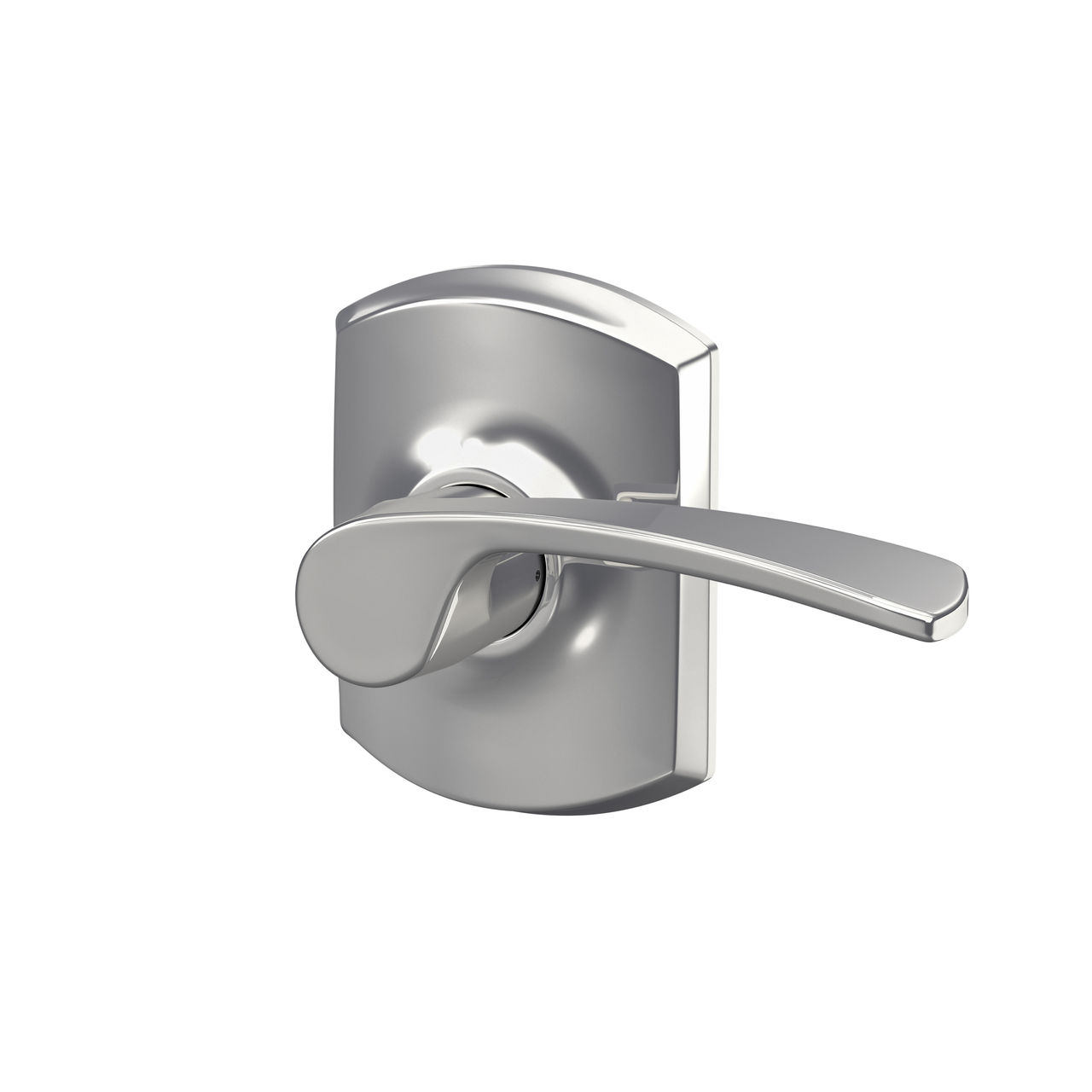 Merano Lever Hall & Closet Lock with Greenwich Trim