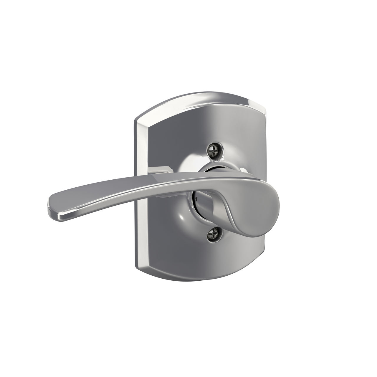 Merano Lever Hall & Closet Lock with Greenwich Trim