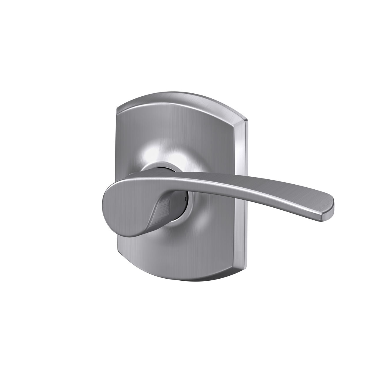 Merano Lever Hall & Closet Lock with Greenwich Trim