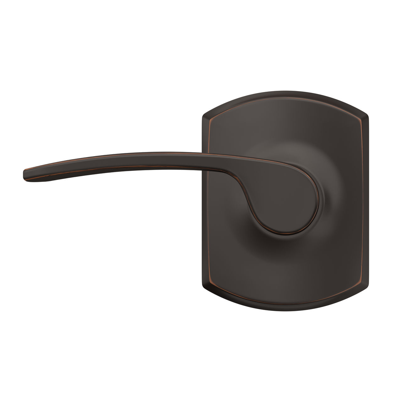 Merano Lever Hall & Closet Lock with Greenwich Trim