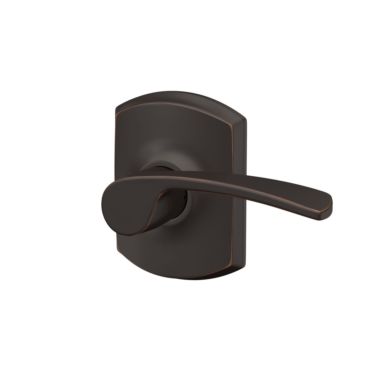 Merano Lever Hall & Closet Lock with Greenwich Trim