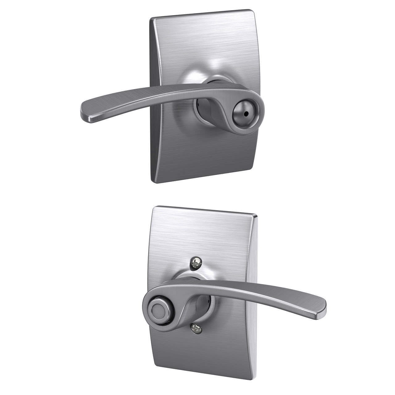 Merano Lever Bed & Bath Lock with Century Trim