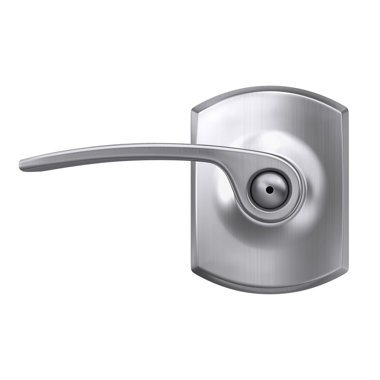 Merano Lever Bed & Bath Lock with Greenwich Trim