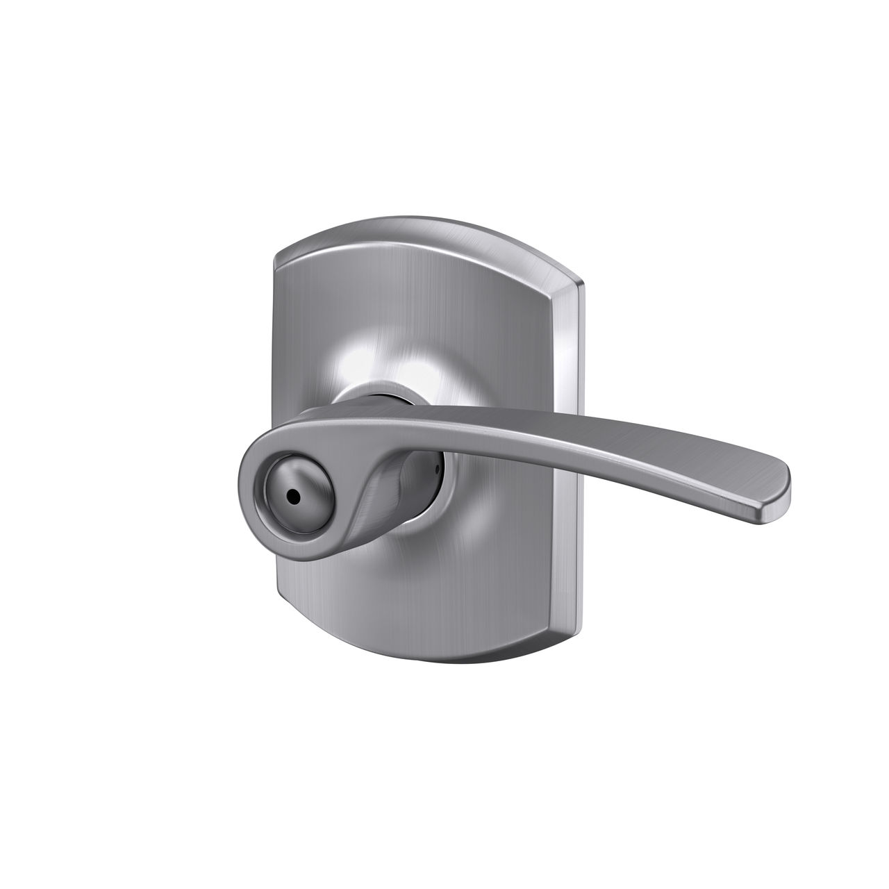 Merano Lever Bed & Bath Lock with Greenwich Trim