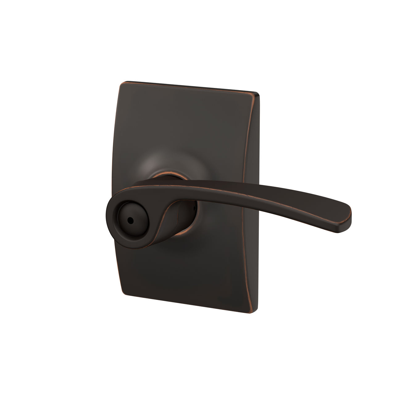 Merano Lever Bed & Bath Lock with Century Trim