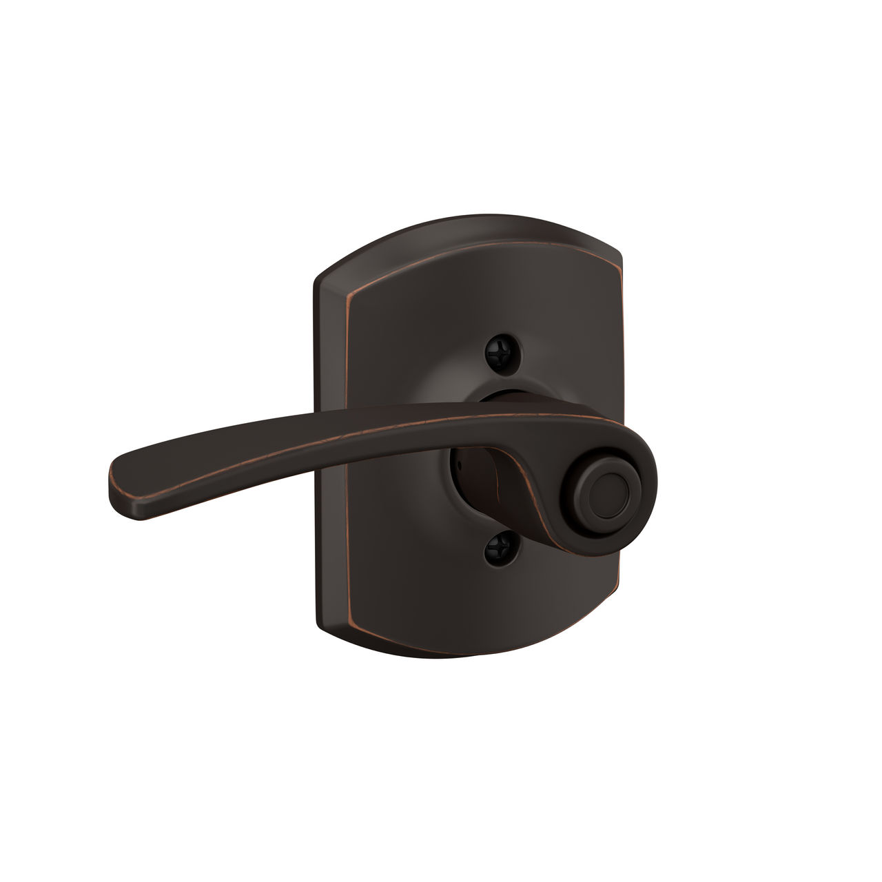 Merano Lever Bed & Bath Lock with Greenwich Trim