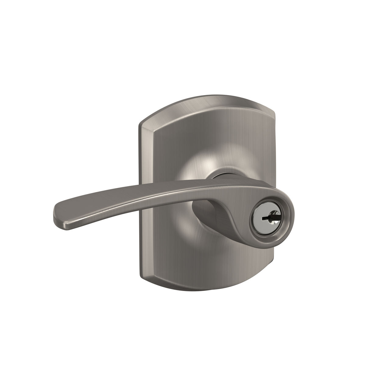 Merano Lever Keyed Entry Lock with Greenwich Trim
