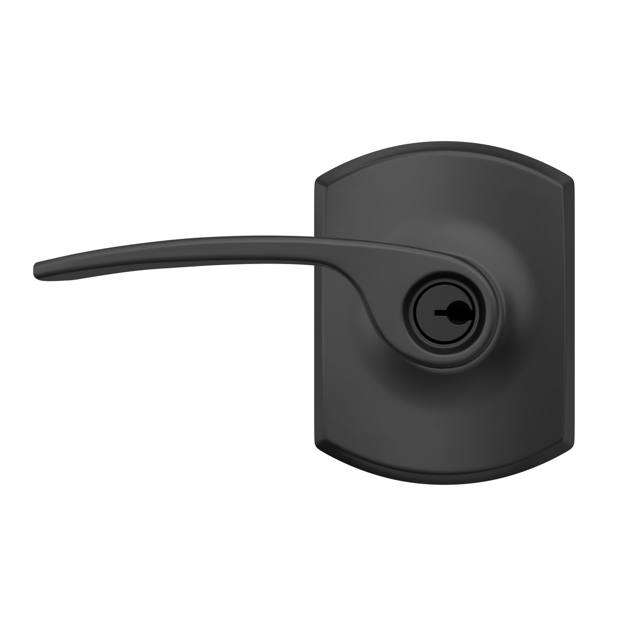 Merano Lever Keyed Entry Lock with Greenwich Trim