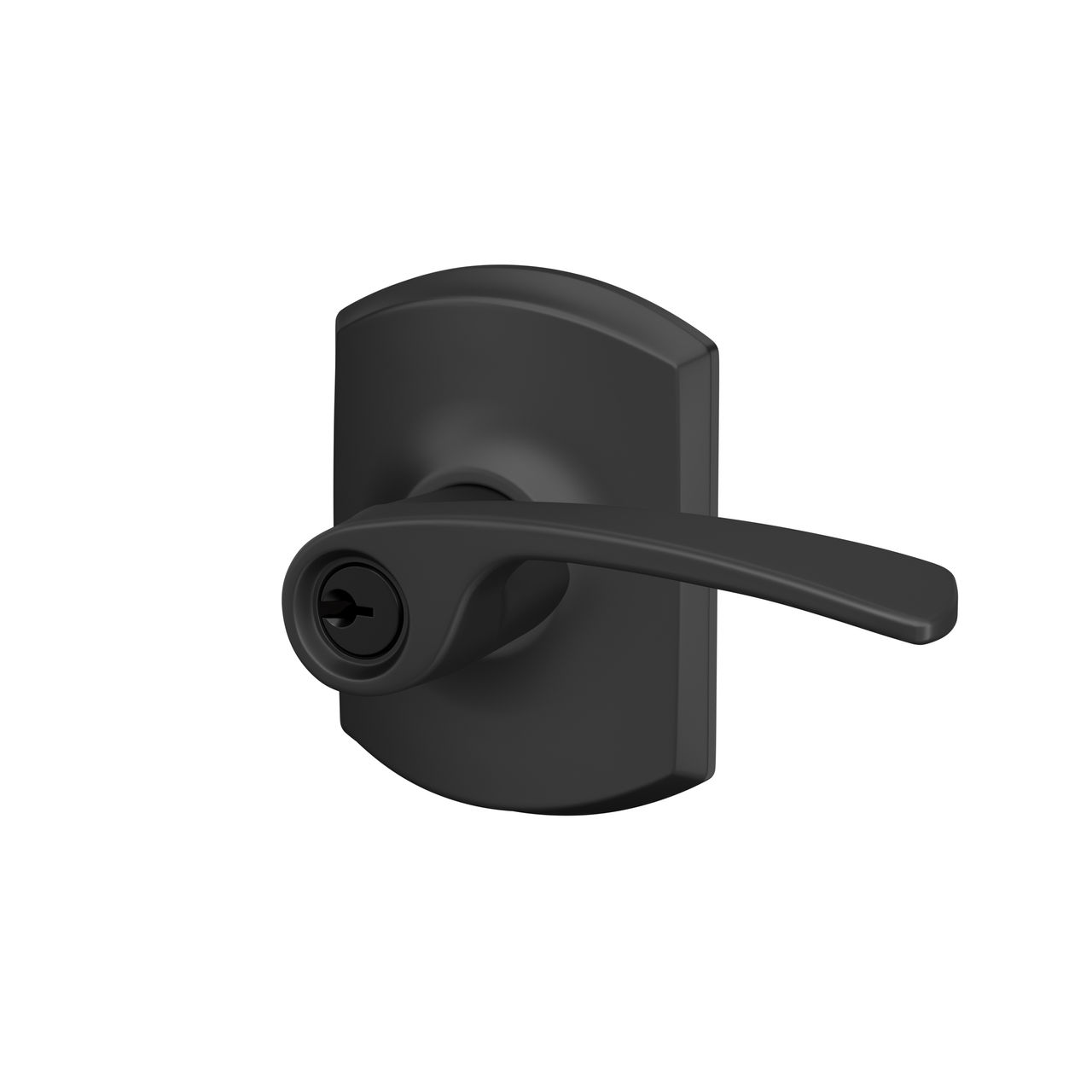 Merano Lever Keyed Entry Lock with Greenwich Trim
