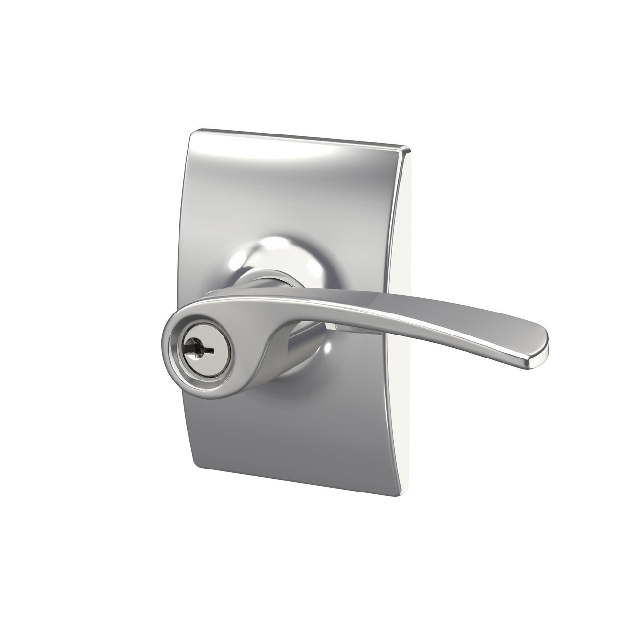 Merano Lever Keyed Entry Lock with Century Trim