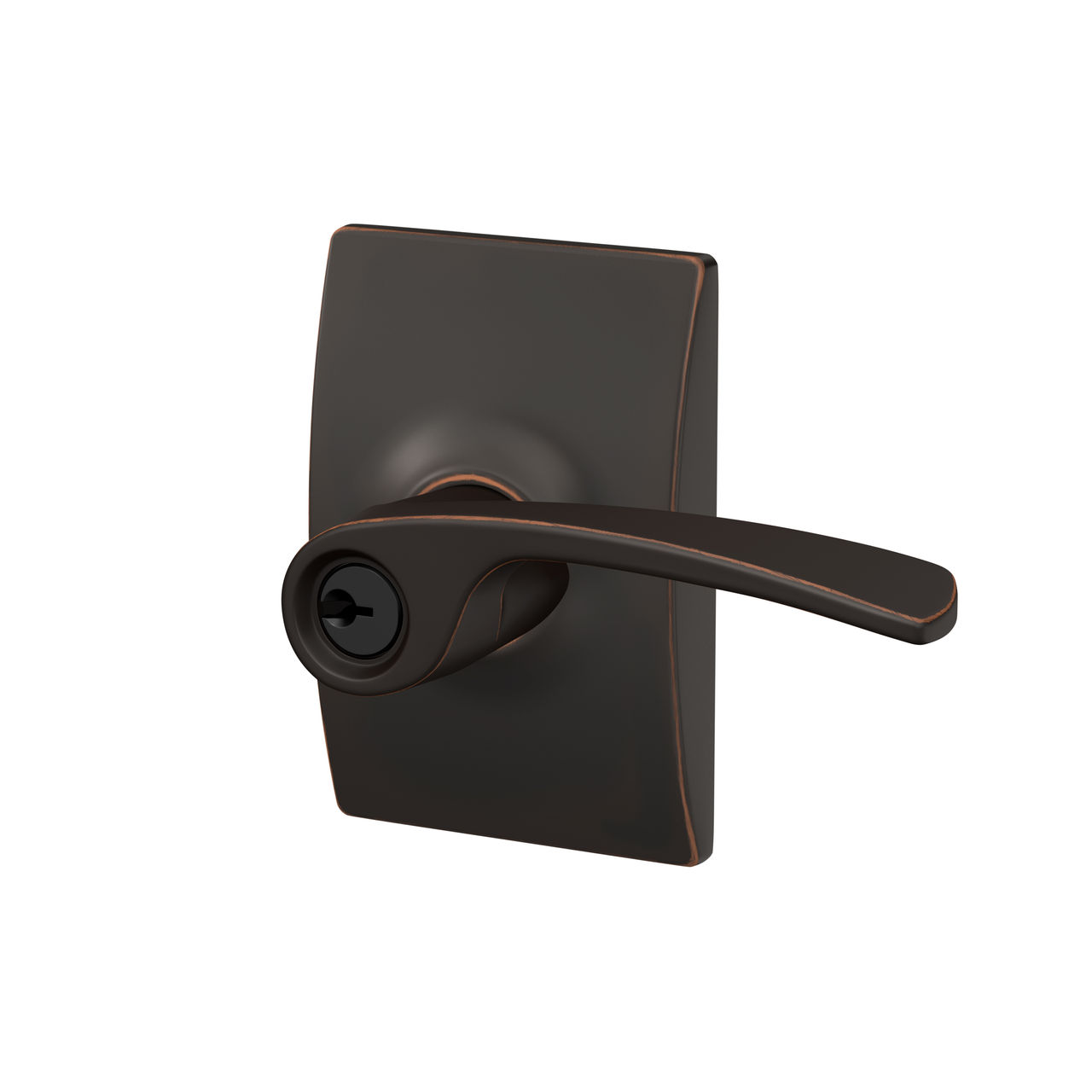 Merano Lever Keyed Entry Lock with Century Trim