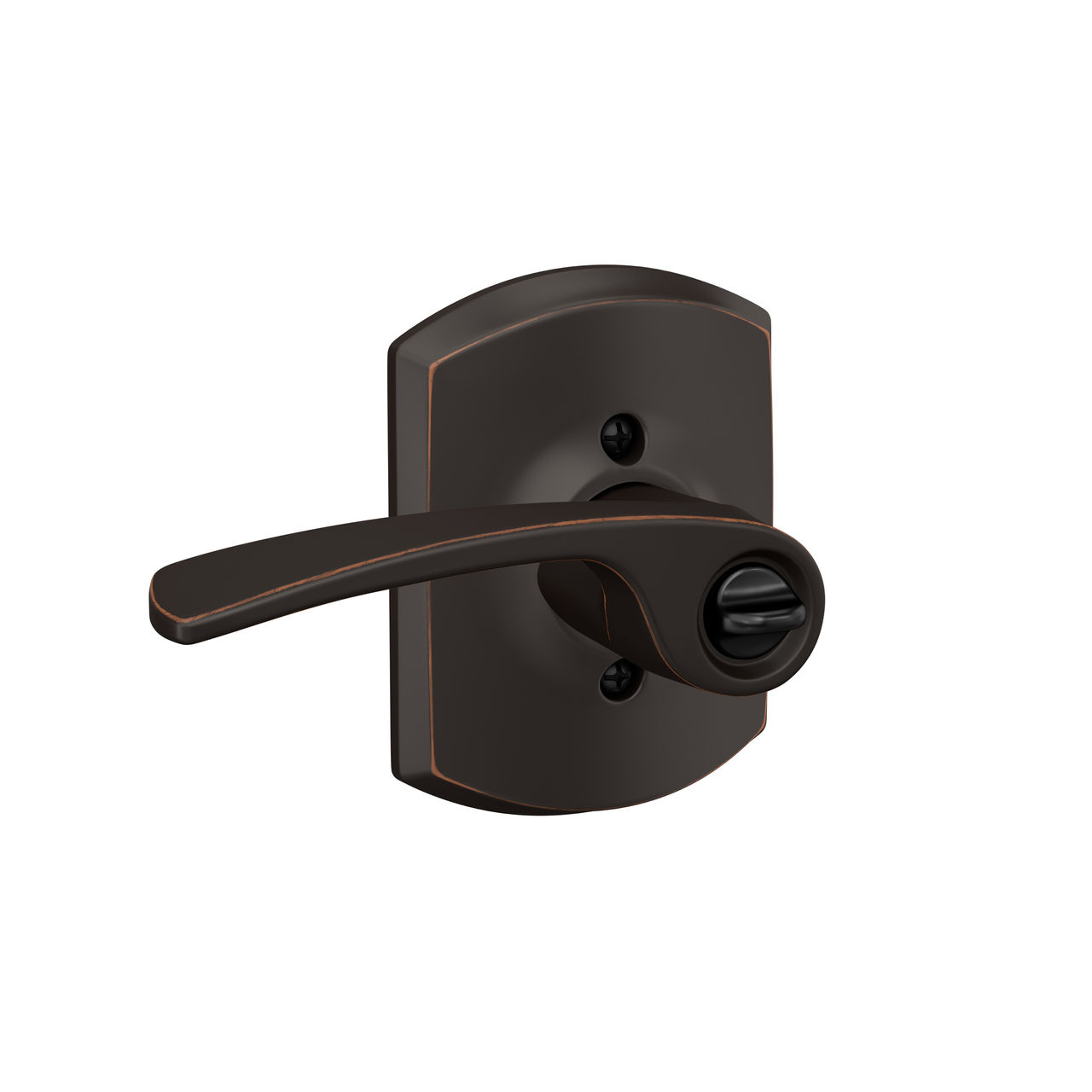 Merano Lever Keyed Entry Lock with Greenwich Trim