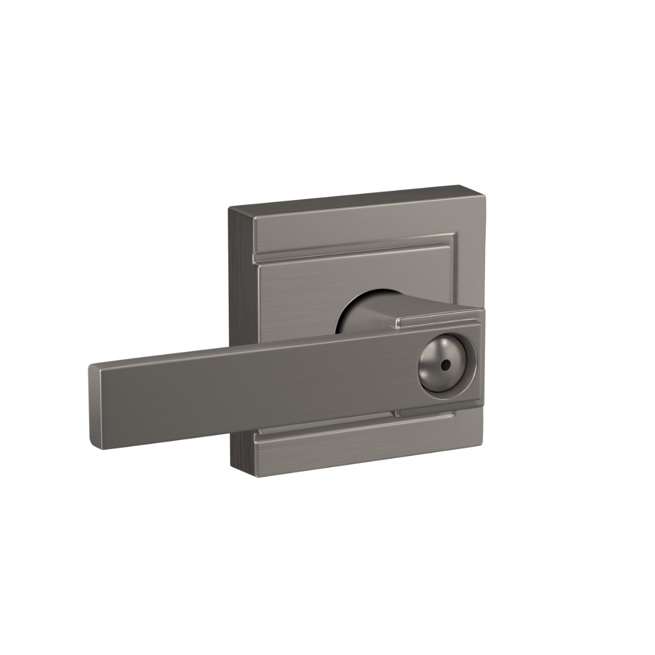 Northbrook Lever Bed & Bath Lock with Upland Trim