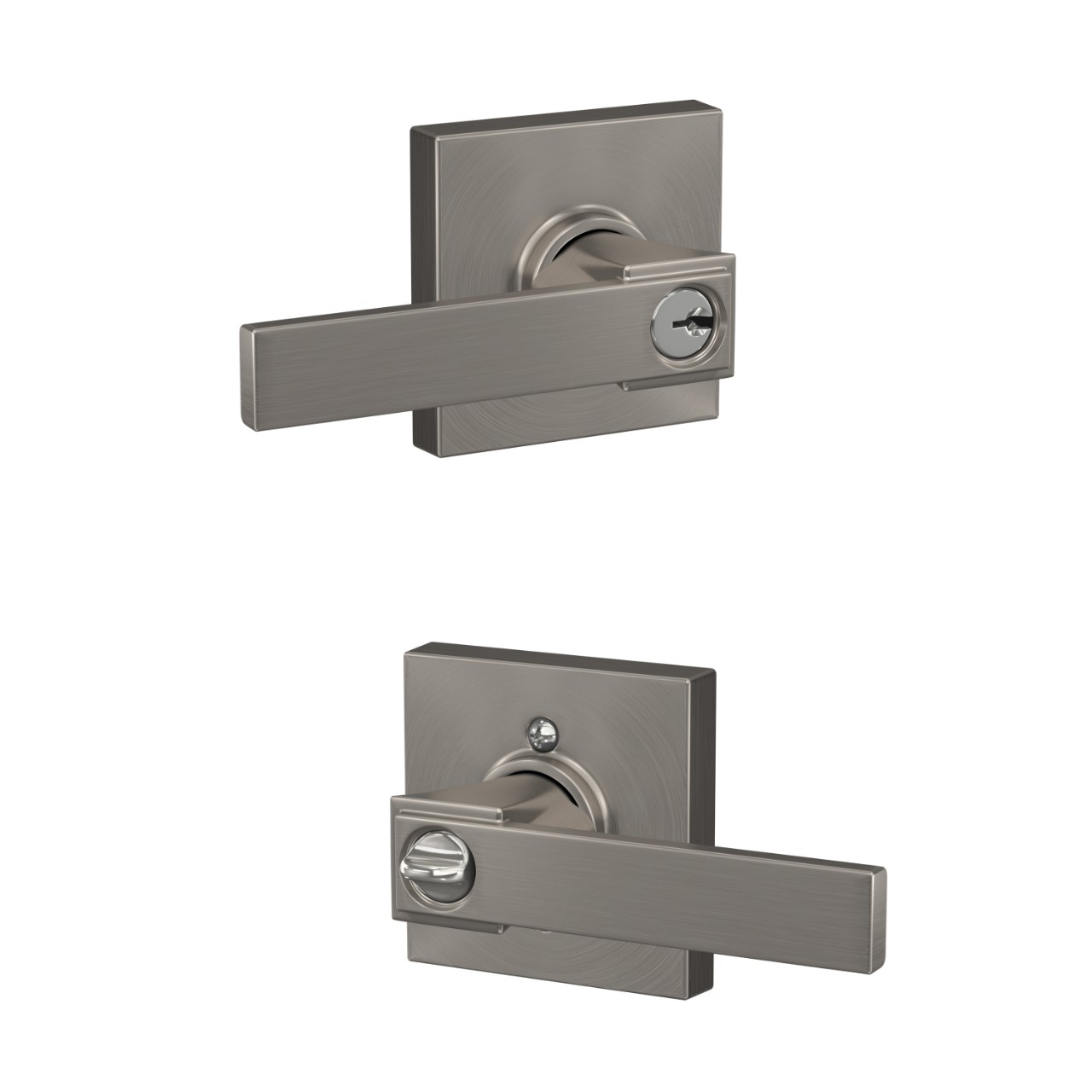 Northbrook Lever Keyed Entry Lock with Collins Trim