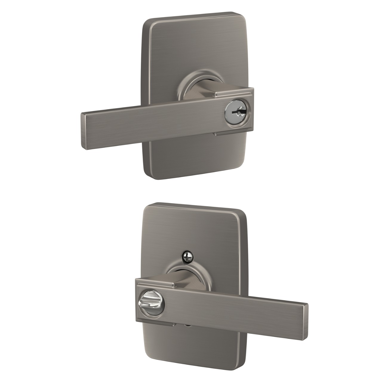 Northbrook Lever Keyed Entry Lock with Greene Trim
