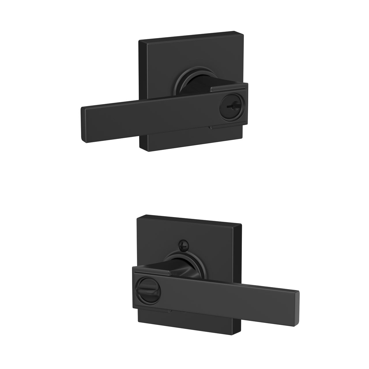 Northbrook Lever Keyed Entry Lock with Collins Trim