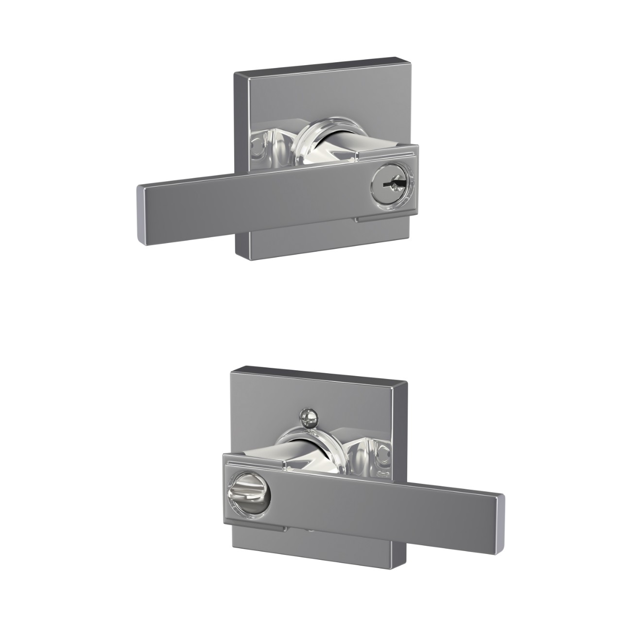 Northbrook Lever Keyed Entry Lock with Collins Trim