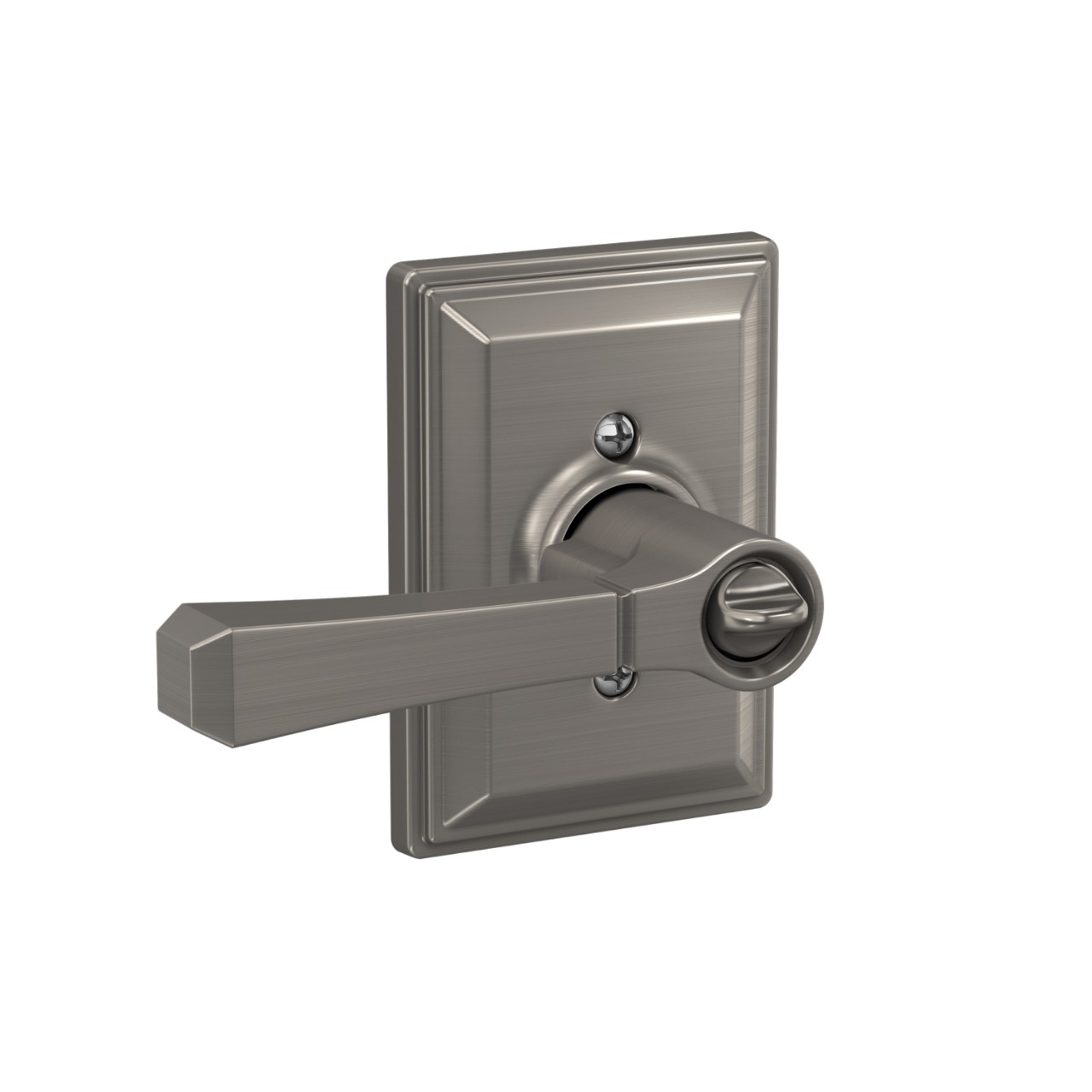 Rivington Lever with Grandville Trim Keyed Entry Lock