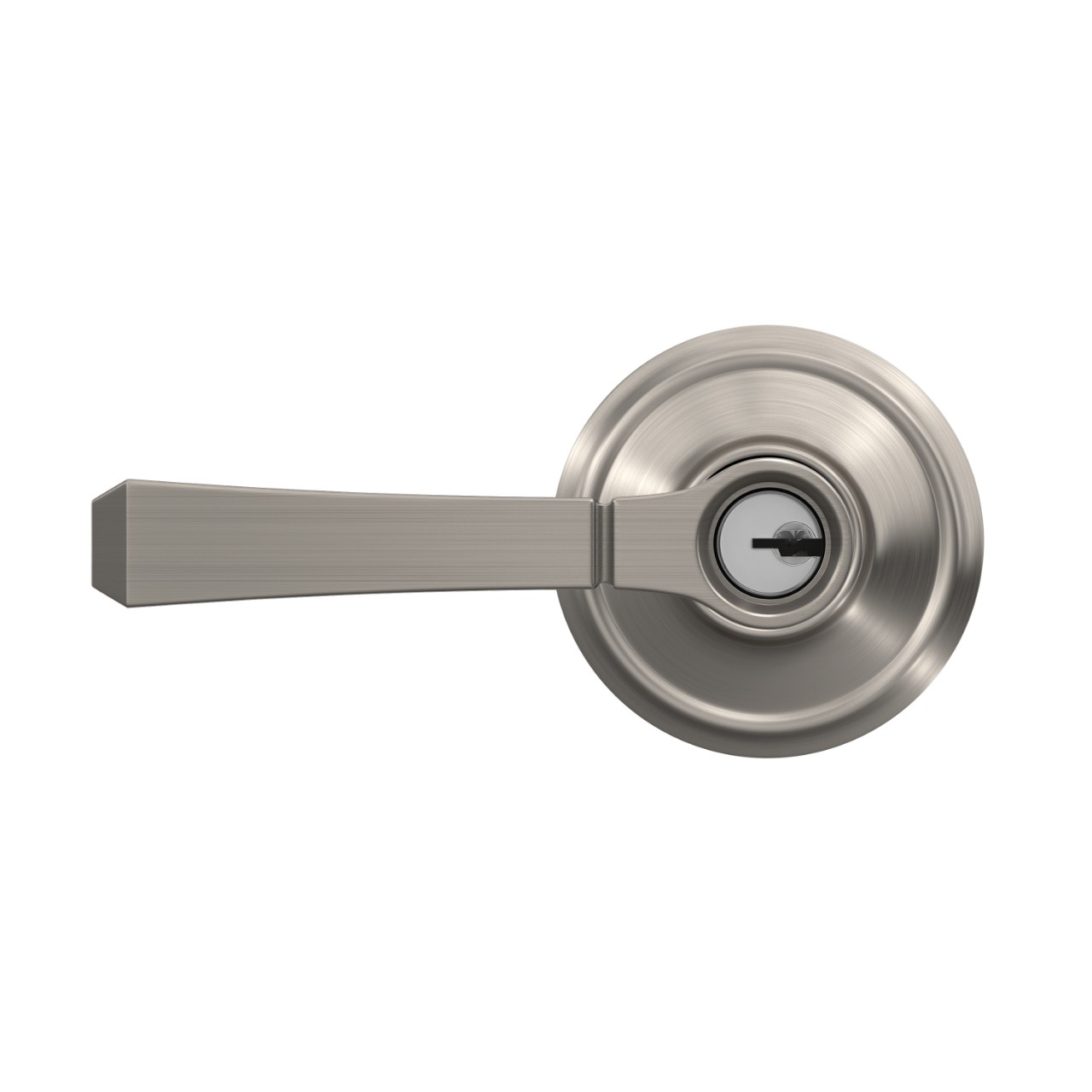 Rivington Lever with Georgian Trim Keyed Entry Lock