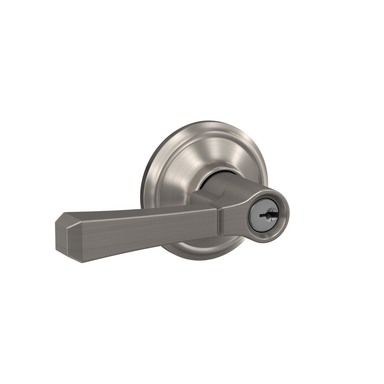 Rivington Lever with Georgian Trim Keyed Entry Lock