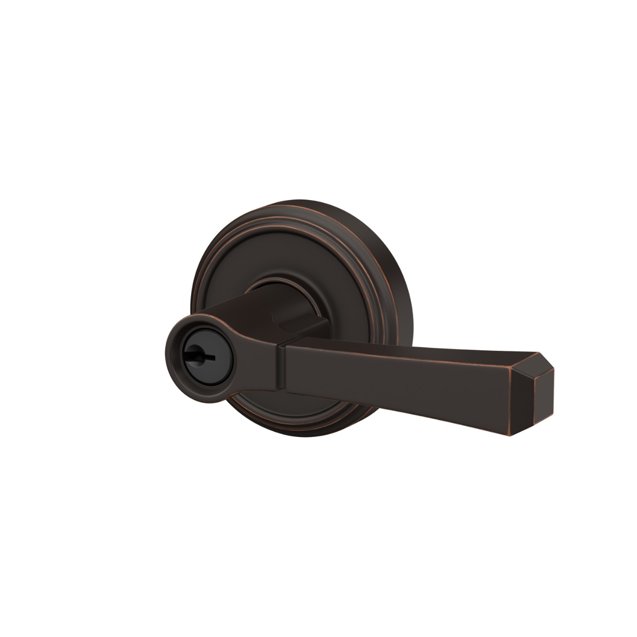 Rivington Lever Keyed Entry Lock with Indy Trim