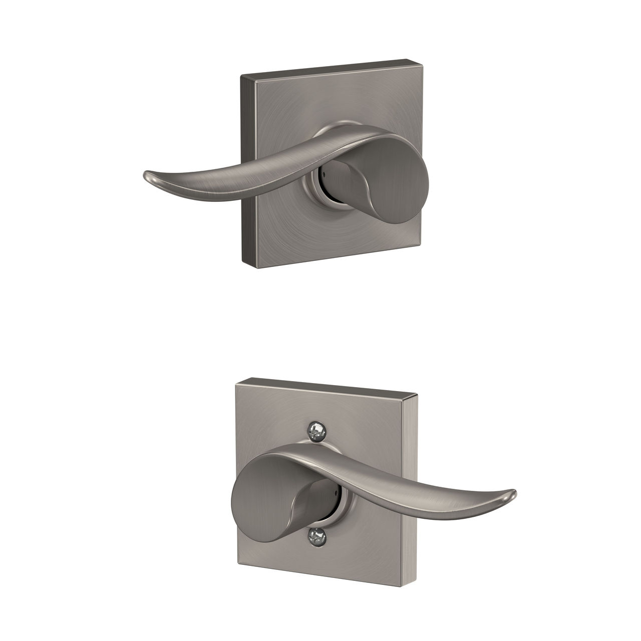 Sacramento Lever Hall & Closet Lock with Collins Trim