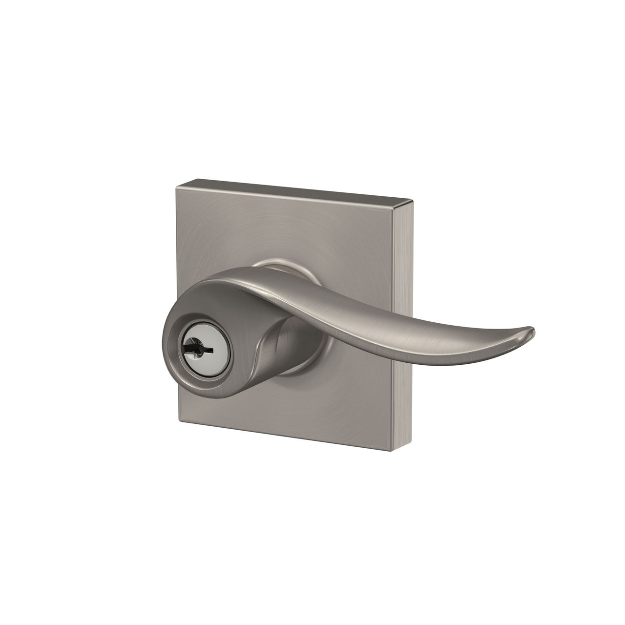Sacramento lever Keyed Entry lock with Collins Trim