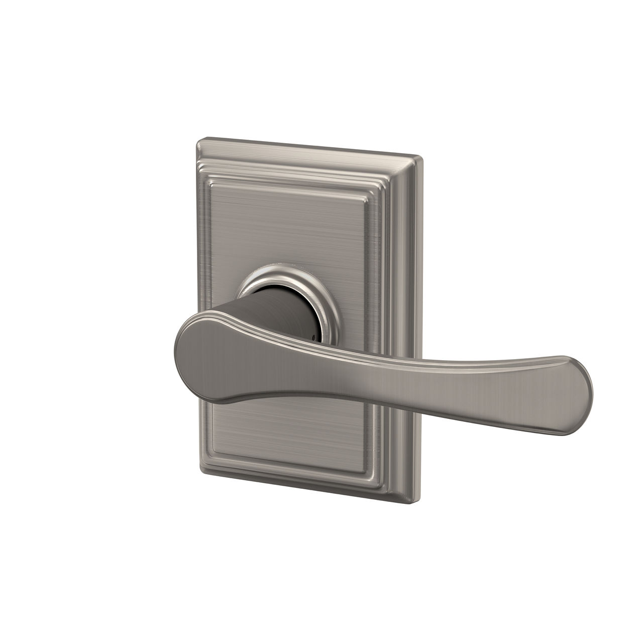Avila Lever Hall & Closet Lock with Addison Trim