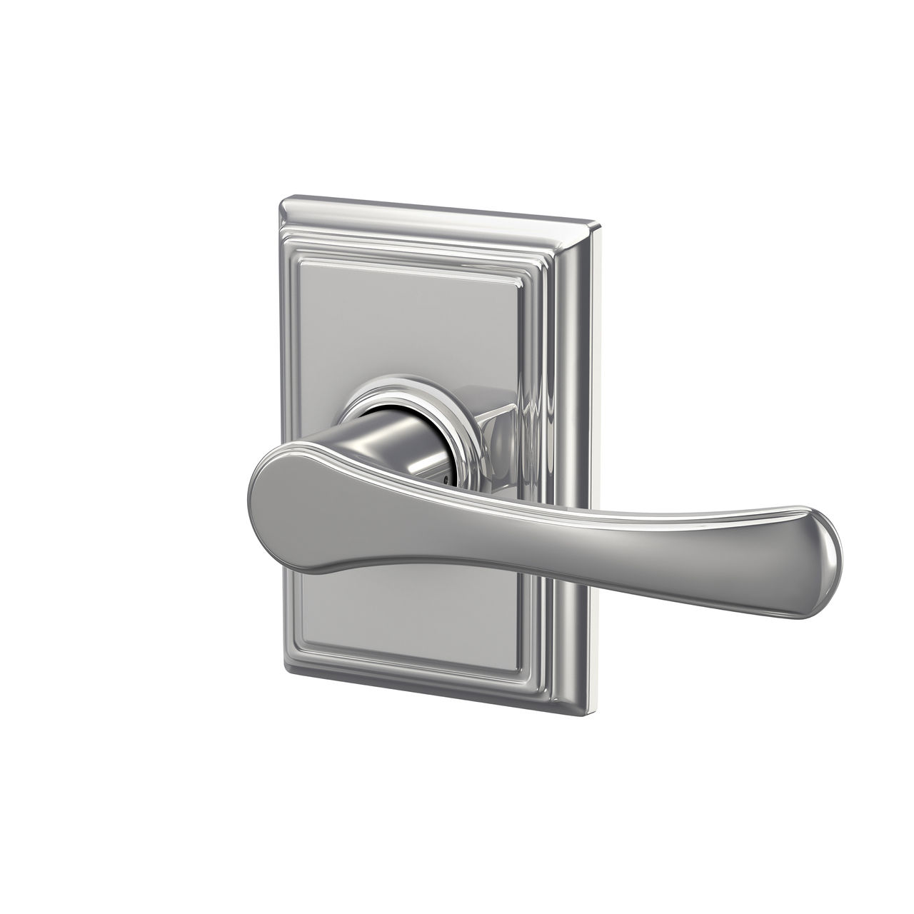 Avila Lever Hall & Closet Lock with Addison Trim