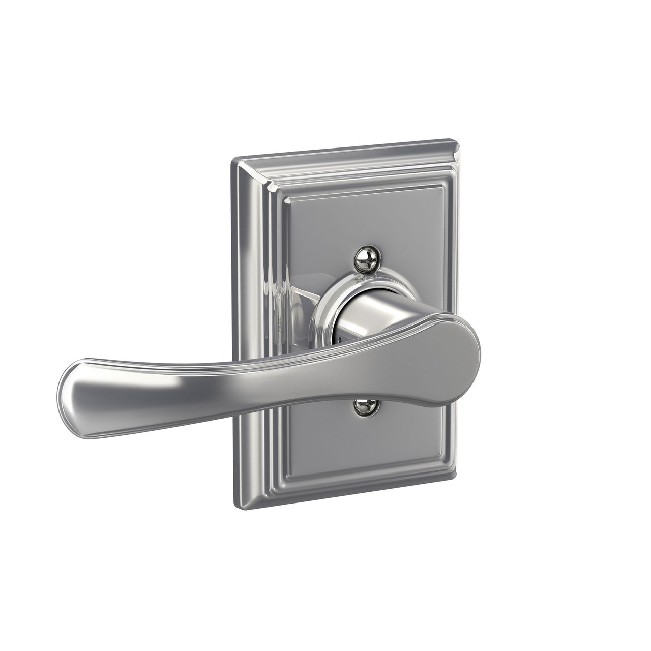 Avila Lever Hall & Closet Lock with Addison Trim