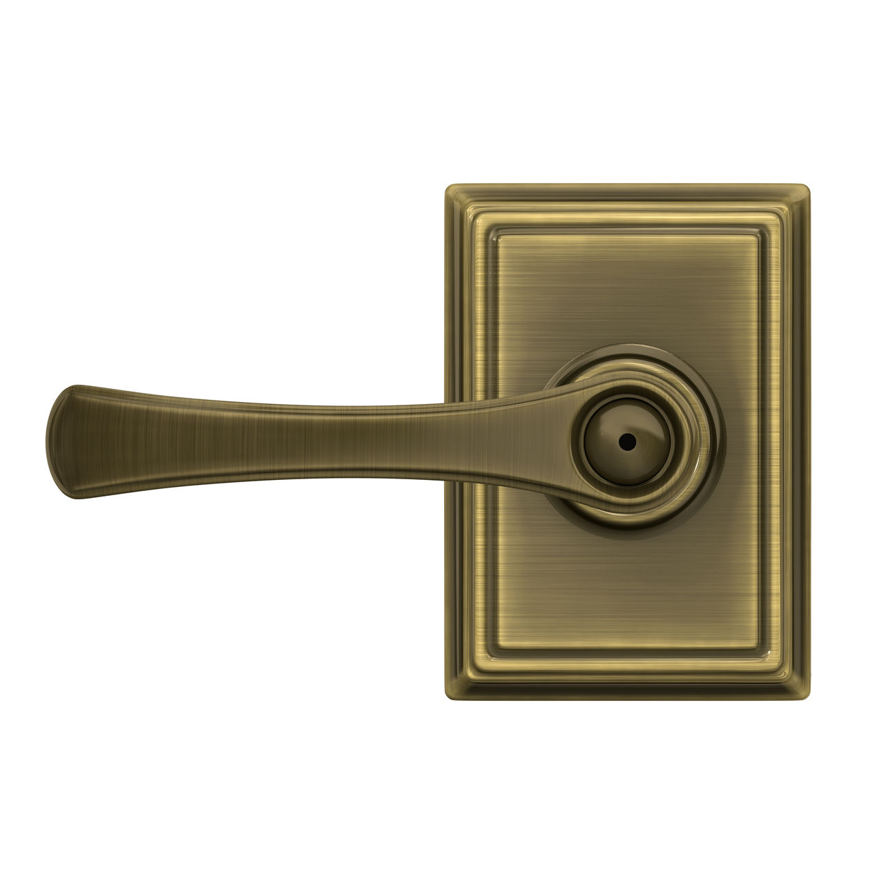 Avila Lever Bed & Bath Lock with Addison Trim
