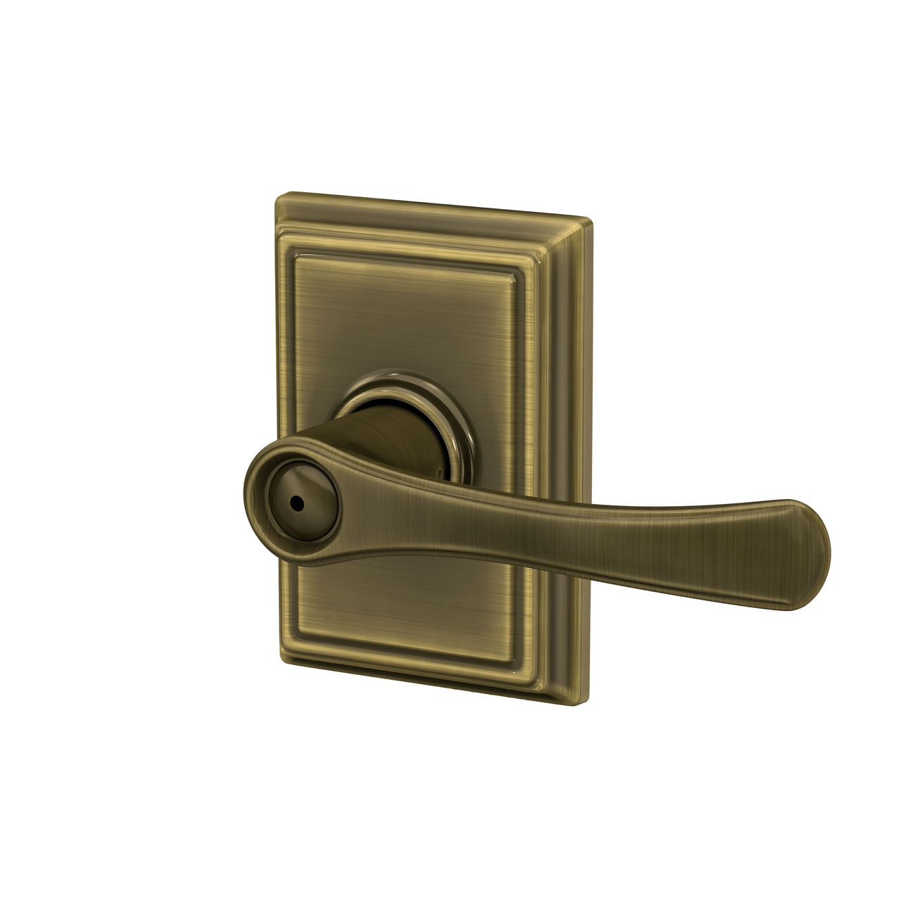 Avila Lever Bed & Bath Lock with Addison Trim