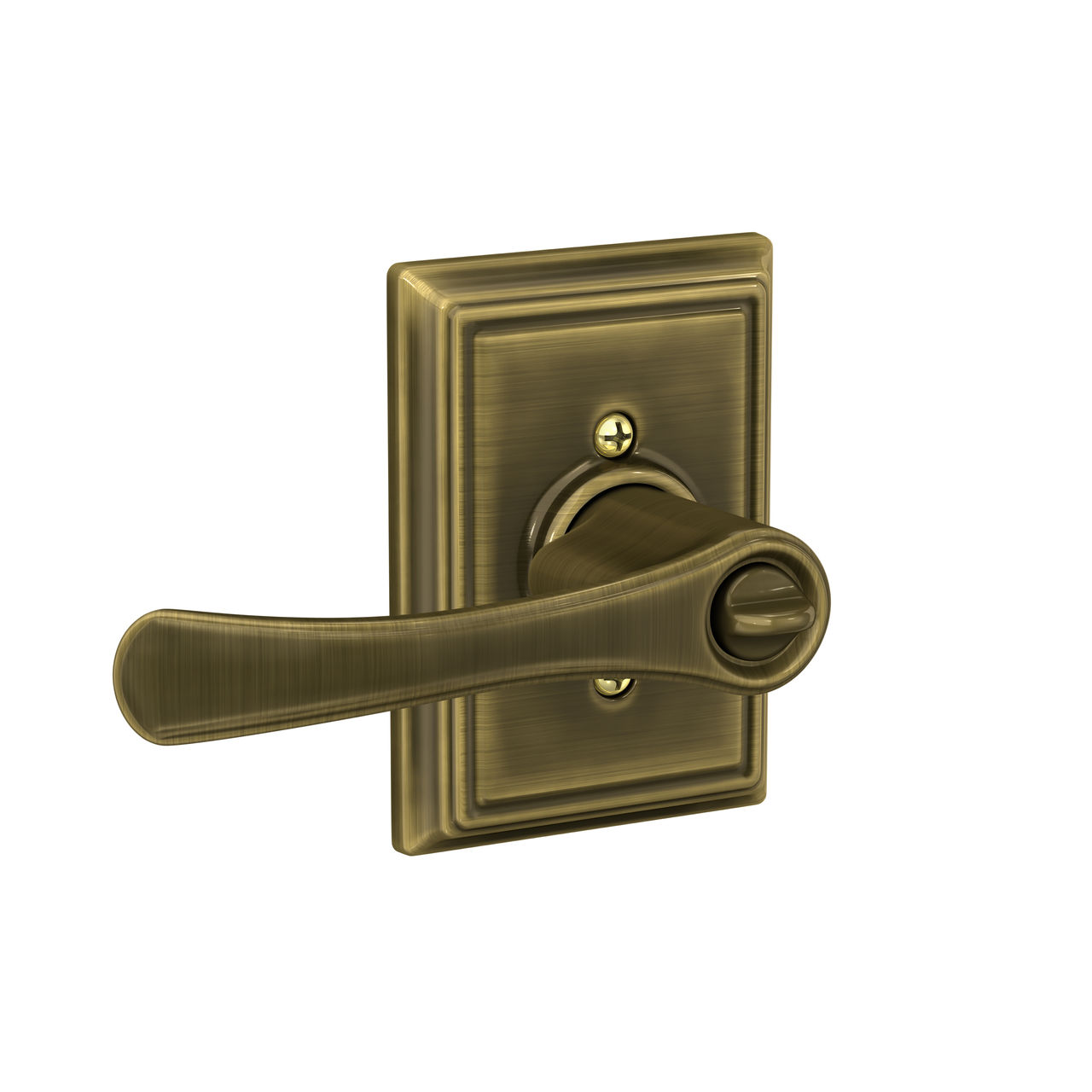 Avila Lever Keyed Entry Lock with Addison Trim