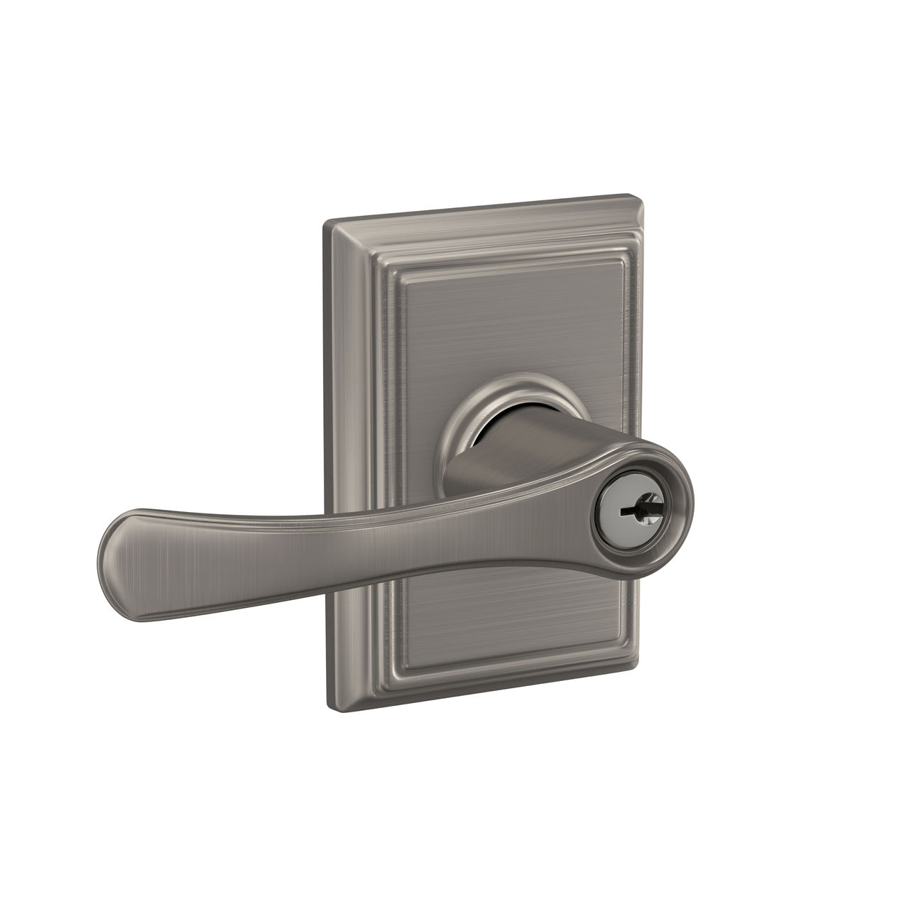Avila Lever Keyed Entry Lock with Addison Trim