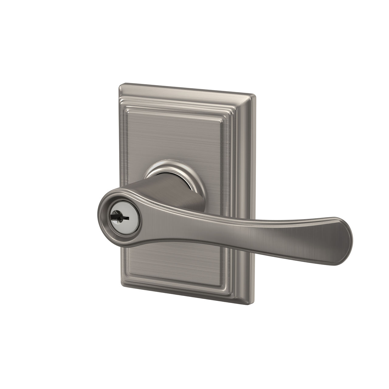 Avila Lever Keyed Entry Lock with Addison Trim