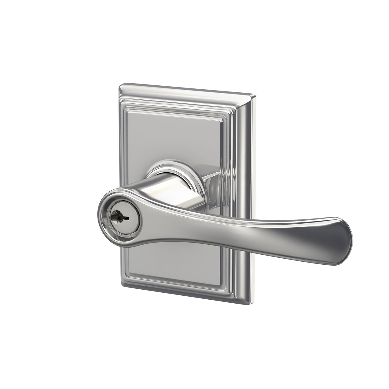 Avila Lever Keyed Entry Lock with Addison Trim
