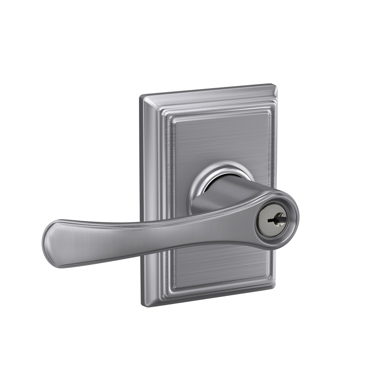 Avila Lever Keyed Entry Lock with Addison Trim