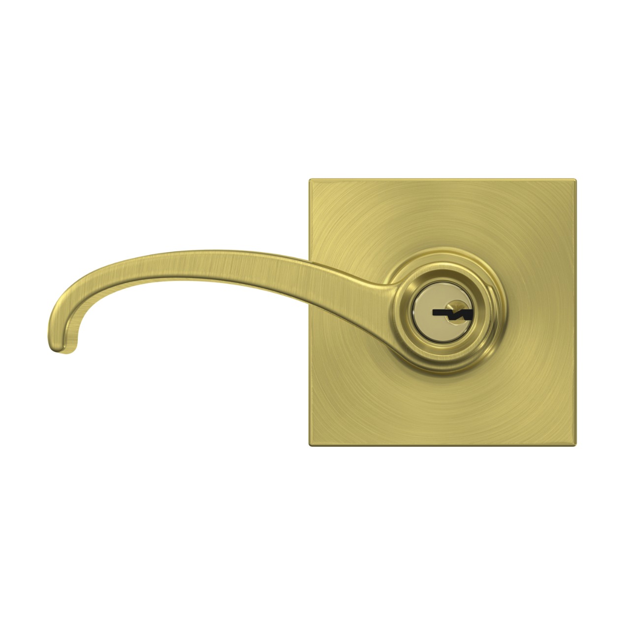 Whitney Lever Keyed Entry Lock with Collins Trim