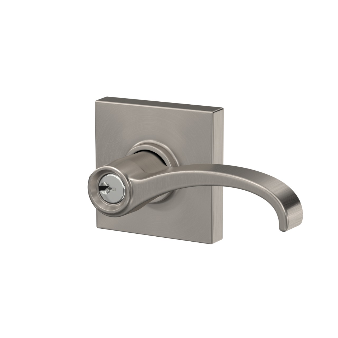 Whitney Lever Keyed Entry Lock with Collins Trim