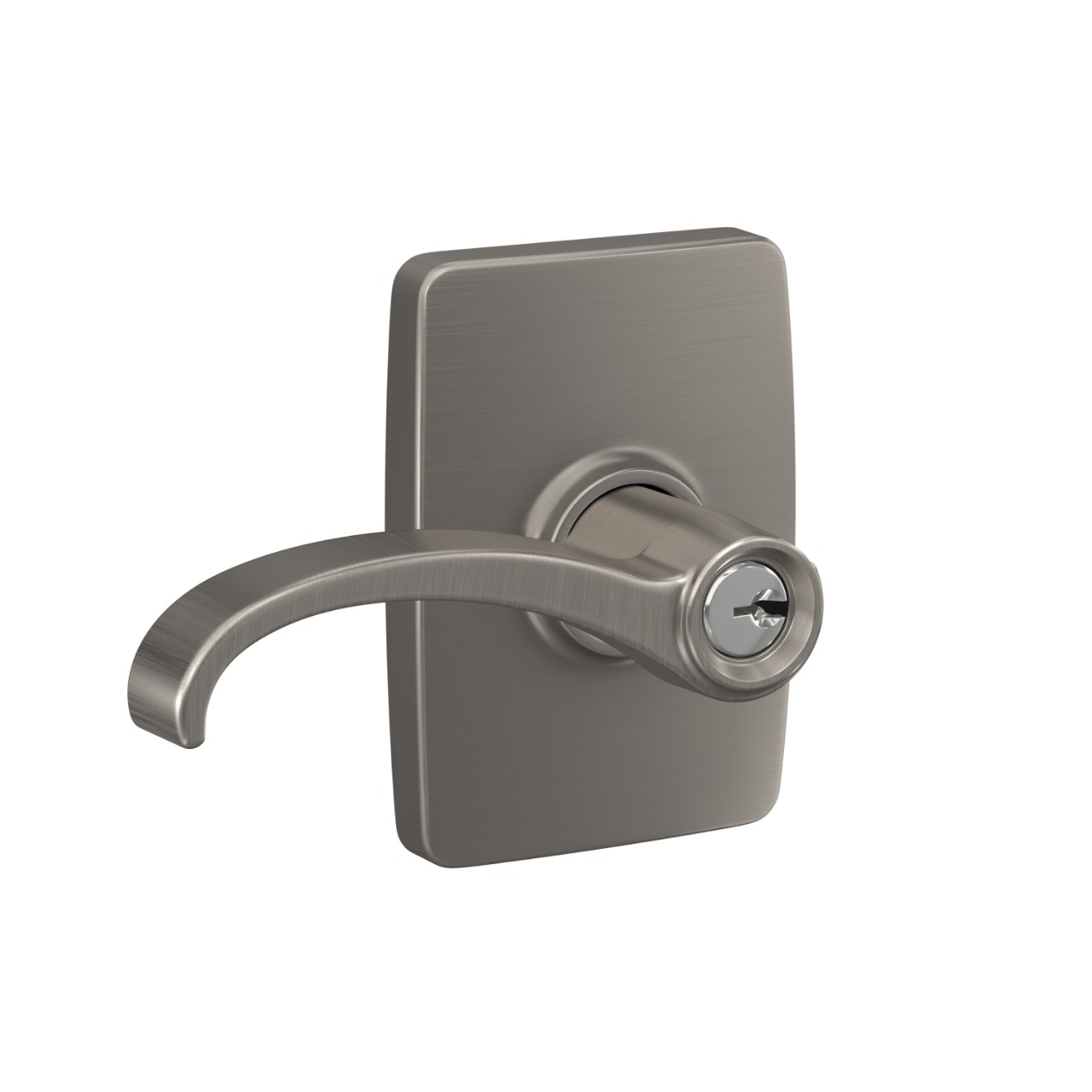 Whitney Lever Keyed Entry Lock with Greene Trim