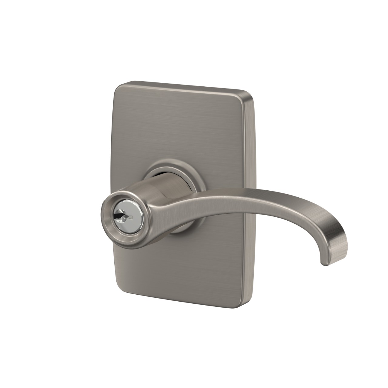 Whitney Lever Keyed Entry Lock with Greene Trim