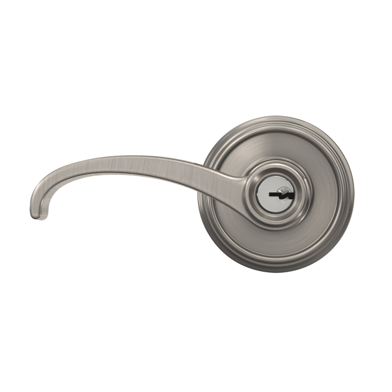 Whitney Lever Keyed Entry Lock with Indy Trim