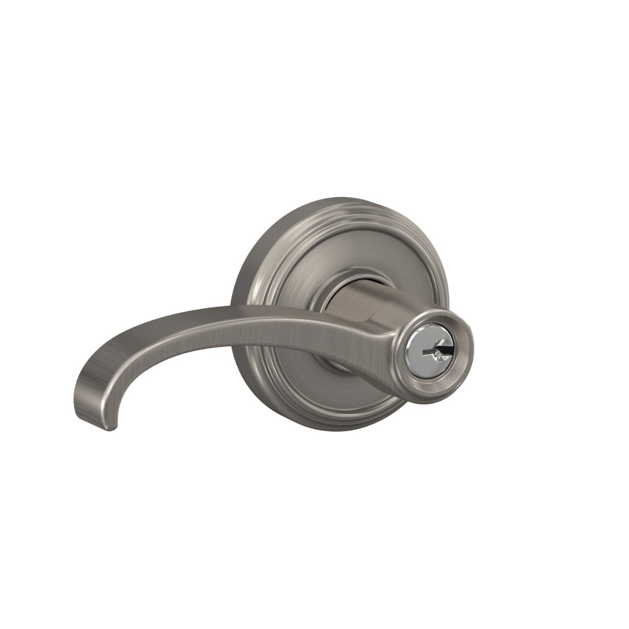 Whitney Lever Keyed Entry Lock with Indy Trim